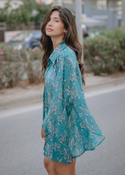 Theros Blue One Size Shirt
