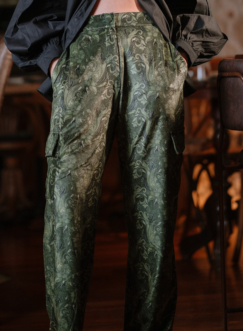 Margot Velvet Green Pants