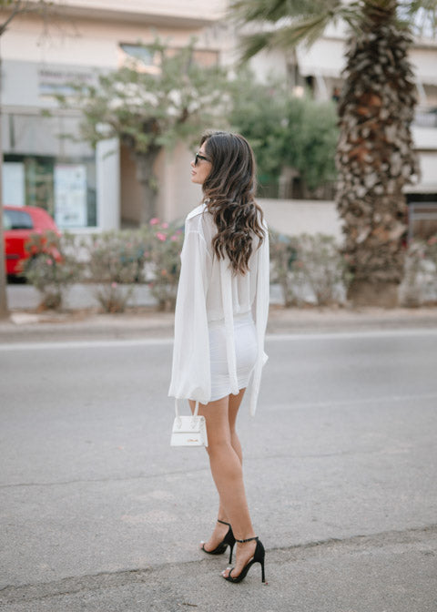 Lora White Mini Dress