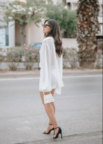 Lora White Mini Dress