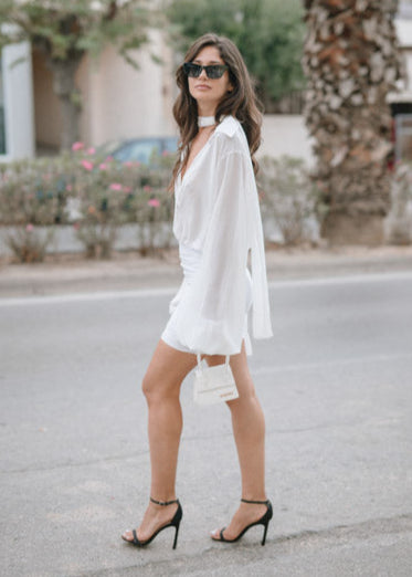 Lora White Mini Dress