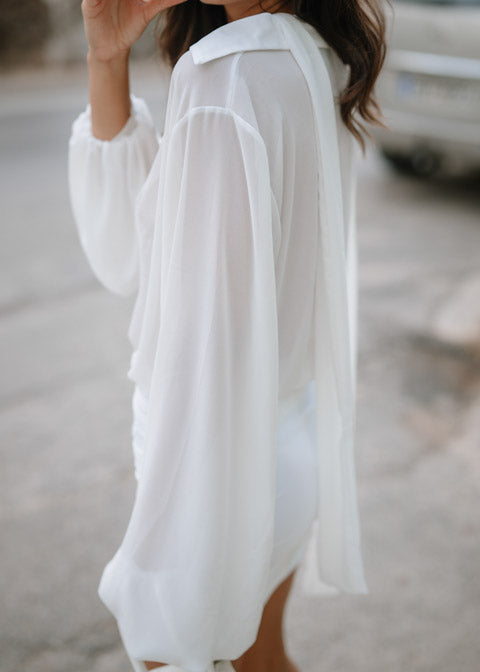 Lora White Mini Dress