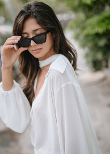Lora White Mini Dress
