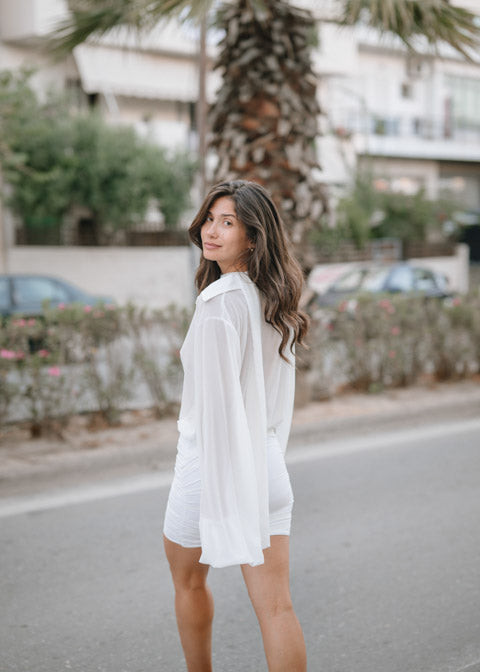 Lora White Mini Dress
