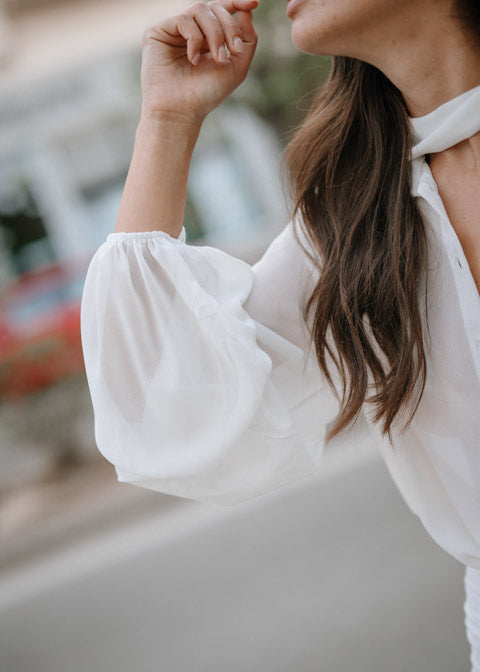 Lora White Mini Dress
