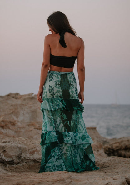 Emerald Bottom Maxi Skirt