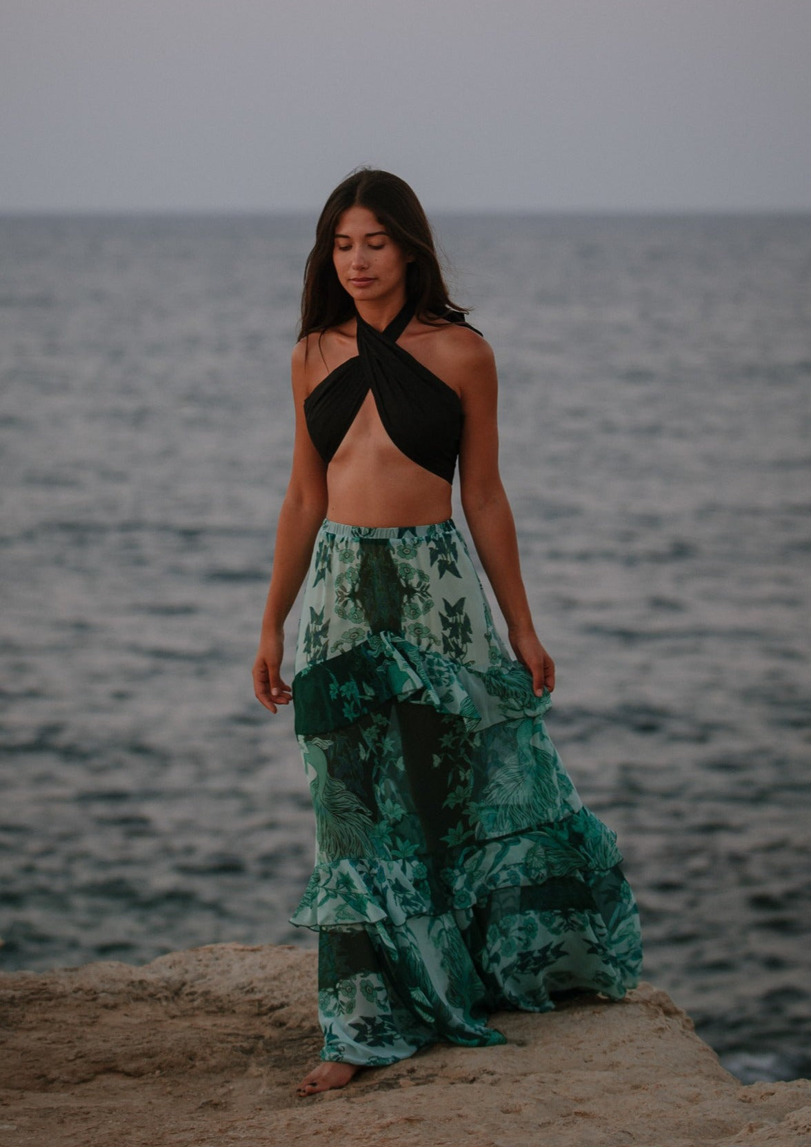 Emerald Bottom Maxi Skirt