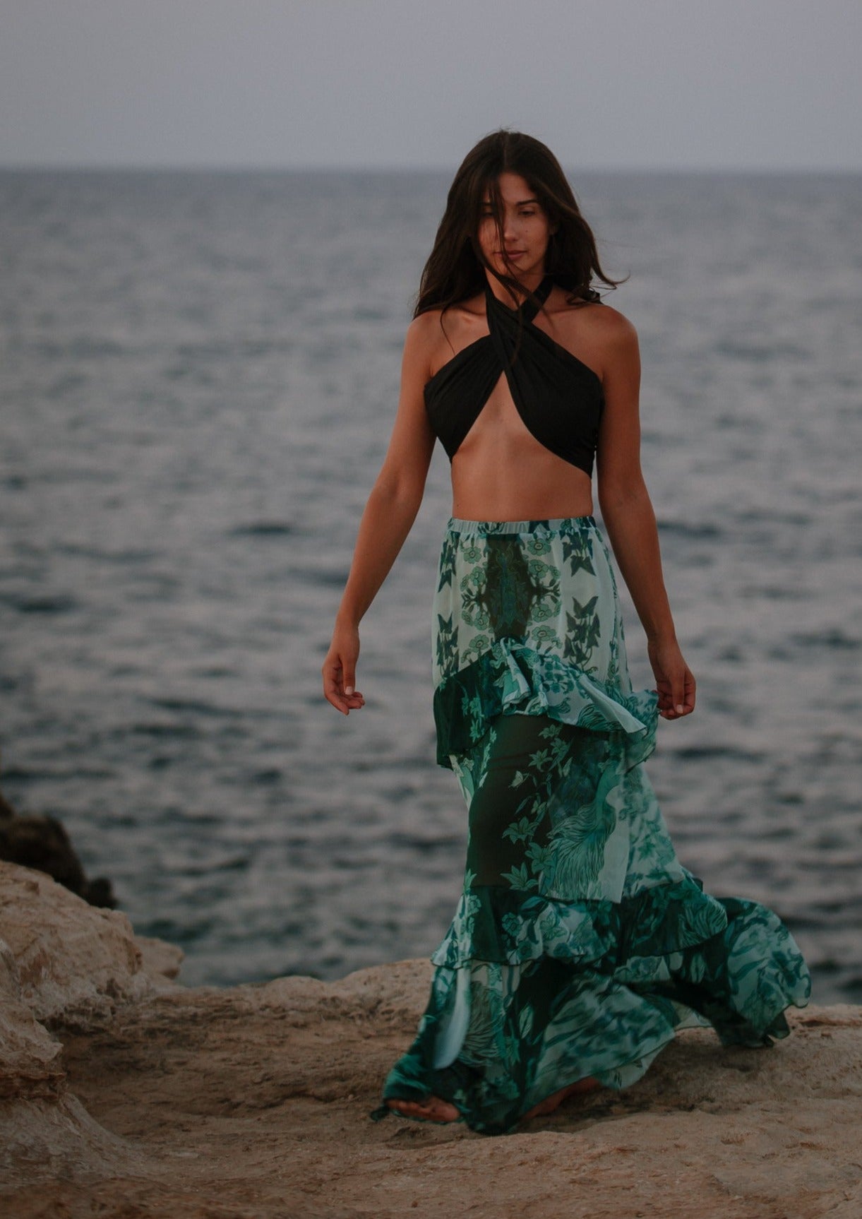 Emerald Bottom Maxi Skirt