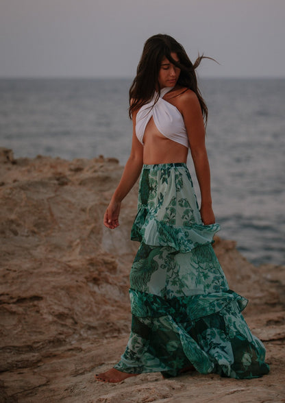 Emerald Bottom Maxi Skirt