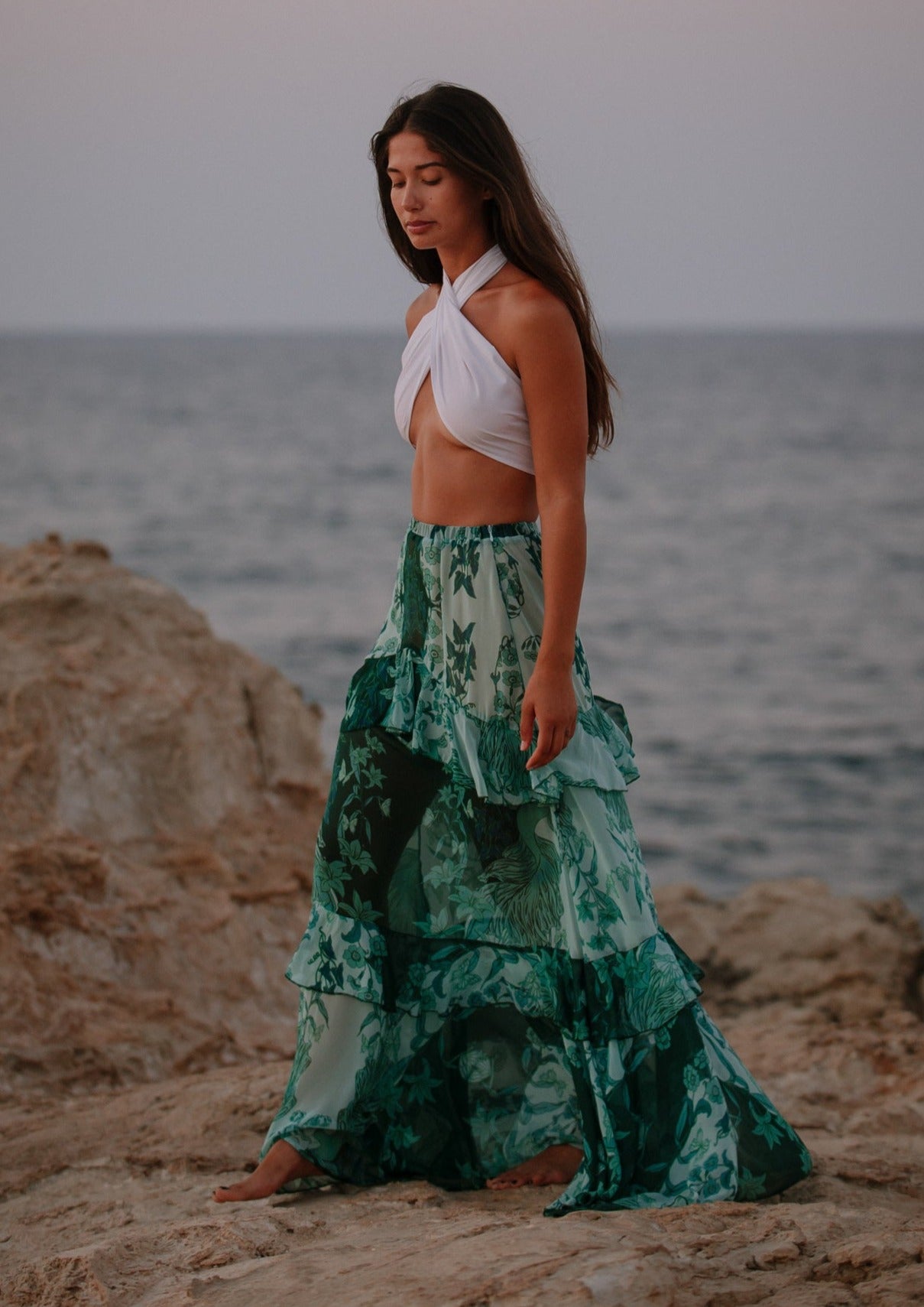 Emerald Bottom Maxi Skirt