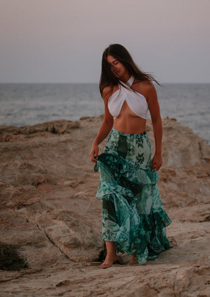 Emerald Bottom Maxi Skirt