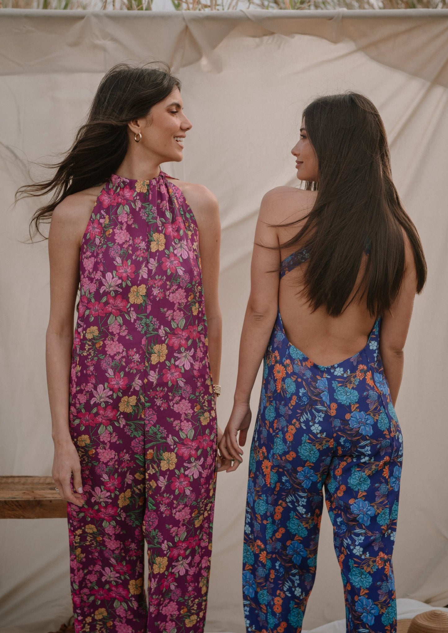 Botanical Blue Jumpsuit