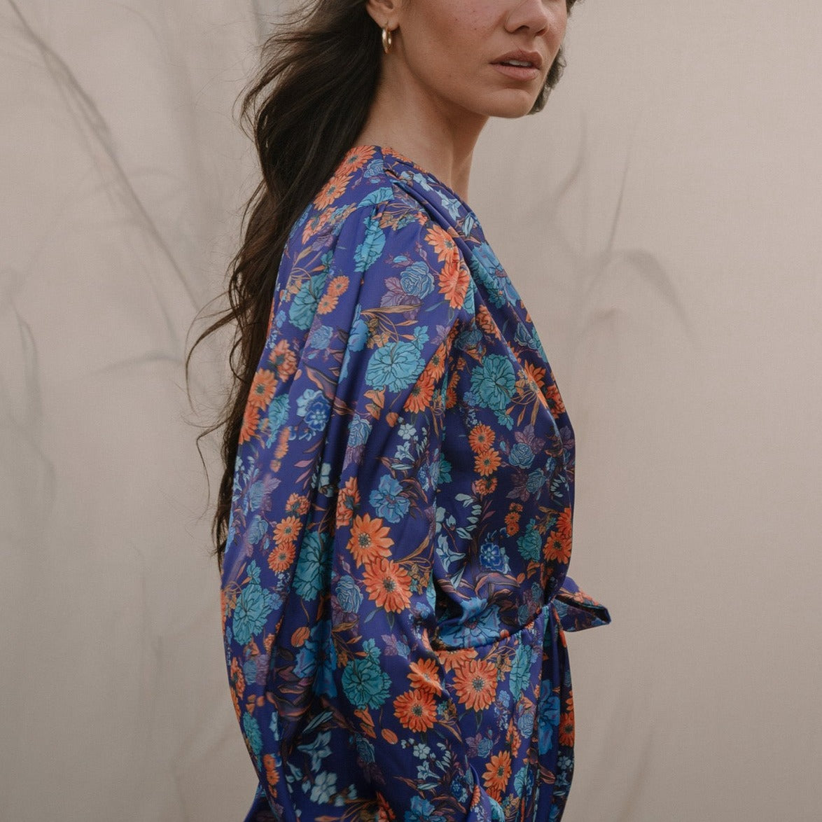 Botanical Blue Dress